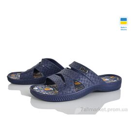 Фотография Шлепки мужские пляжные Лето E229 синій (8 пар р.41-46) "Rai shoes" недорого оптом от прямого поставщика
