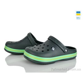 Фотография Кроксы мужские легкие Лето E224 хакі (8 пар р.41-45) "Rai shoes" недорого оптом от прямого поставщика