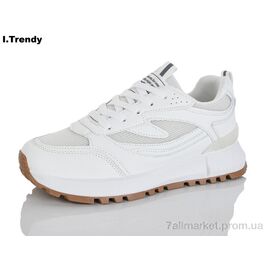 Фотография Кроссовки женские модные Весна/осень JZ131-1 (8 пар р.36-41) "Trendy" недорого оптом от прямого поставщика