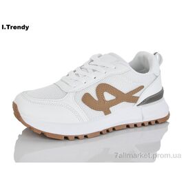 Фотография Кроссовки женские модные Весна/осень JZ167-5 (8 пар р.36-41) "Trendy" недорого оптом от прямого поставщика