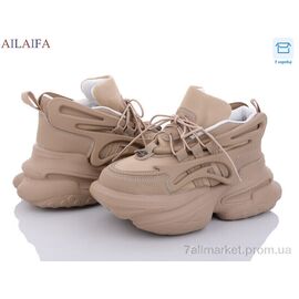 Кросівки жіночі модні Весна/осінь 8203 khaki (6 пар р.36-41) "Ailaifa" недорого оптом від прямого постачальника