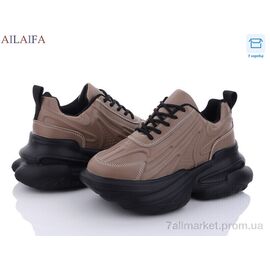 Кросівки жіночі модні Весна/осінь 8207 khaki (6 пар р.36-41) "Ailaifa" недорого оптом від прямого постачальника