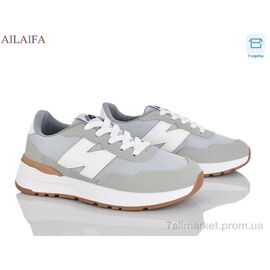 Кросівки жіночі модні Весна/осінь N07 grey (8 пар р.36-41) "Ailaifa" недорого оптом від прямого постачальника