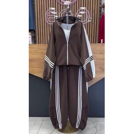 Фотография Костюм спортивный женский тёплый 1182 brown р.42-58 "FEMZONE" недорого оптом от прямого поставщика