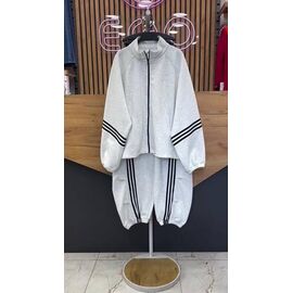 Фотография Костюм спортивный женский тёплый 1182 l.grey р.42-58 "FEMZONE" недорого оптом от прямого поставщика