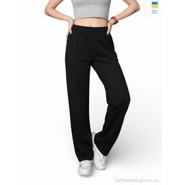 Спортивні штани жіночі Весна/осінь 1048 чорний (4 шт. р.сіткаS-XL) "Margo" недорого оптом від прямого постачальника