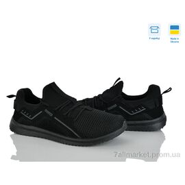 Фотография Кроссовки мужские модные Весна/осень 3939чорний (6 пар р.41-45) "Paolla" недорого оптом от прямого поставщика