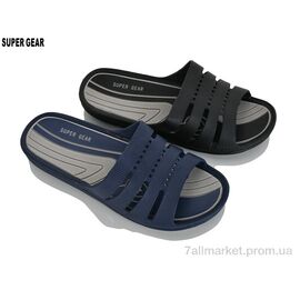 Фотография Шлепки мужские пляжные Лето PV8008 mix (12 пар р.47-49) "Super Gear" недорого оптом от прямого поставщика