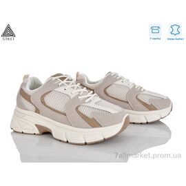 Фотография Кроссовки женские модные Весна/осень K606-7 шкіра (8 пар р.36-41) "STILLI Group" недорого оптом от прямого поставщика