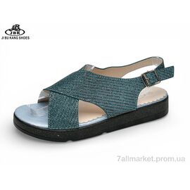 Фотография Босоножки женские летние Лето A228-07 blue (6 пар р.36-41) "Jibukang" недорого оптом от прямого поставщика