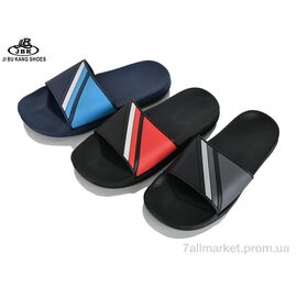 Шльопанці чоловічі пляжні Літо 01-8929 mix (24 пар р.40-45) "Jibukang" недорого оптом від прямого постачальника