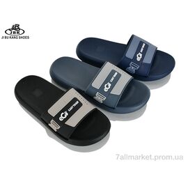Шльопанці чоловічі пляжні Літо PV7802 mix (12 пар р.40-45) "Jibukang" недорого оптом від прямого постачальника