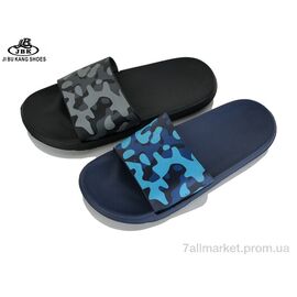 Шльопанці чоловічі пляжні Літо 01-8933 mix (24 пар р.40-45) "Jibukang" недорого оптом від прямого постачальника