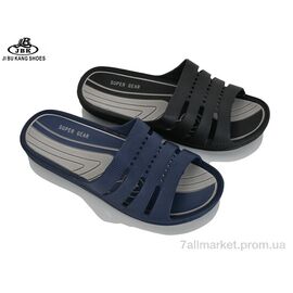 Шльопанці чоловічі пляжні Літо PV8008 mix (12 пар р.47-49) "Jibukang" недорого оптом від прямого постачальника