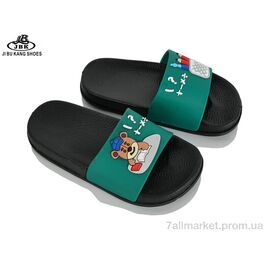 Фотография Шлепки детские летние Лето 00901-2 green (12 пар р.24-29) "Jibukang" недорого оптом от прямого поставщика