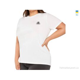 Футболка жіноча Літо 9-1AD білий (4 шт. р.сіткаS-XL) "Sport style" недорого оптом від прямого постачальника