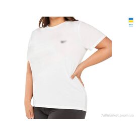 Футболка жіноча Літо 9-1NI білий (4 шт. р.сіткаS-XL) "Sport style" недорого оптом від прямого постачальника