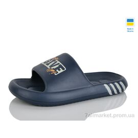 Шльопанці чоловічі пляжні Літо L138 синій (8 пар р.41-45) "Крок" недорого оптом від прямого постачальника