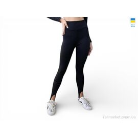Лосінси жіночі Весна/осінь 53651 чорний (4 шт. р.сіткаS-XL) "Sport style" недорого оптом від прямого постачальника
