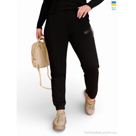 Фотография Спортивные брюки женские Весна/осень 10231NI чорний (4 шт. р.сетка S-XL) "Sport style" недорого оптом от прямого поставщика