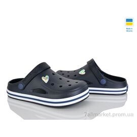 Крокси жіночі літні Літо 416 синій (8 пар р.37-41) "Golden Lion" недорого оптом від прямого постачальника