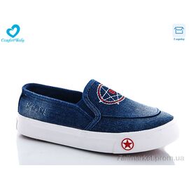 Фотография Слипоны детские без шнурков Лето 9061-1 (6 пар р.25-30) "Comfort-baby" недорого оптом от прямого поставщика