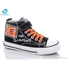 Фотография Кеды детские легкие Весна/осень 9111А помаранчев (8 пар р.31-37) "Comfort-baby" недорого оптом от прямого поставщика