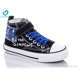 Фотография Кеды детские легкие Весна/осень 9111 синій (8 пар р.31-37) "Comfort-baby" недорого оптом от прямого поставщика