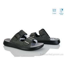Сандалії чоловічі літні Літо F31-2 (8 пар р.41-46) "Hongquan" недорого оптом від прямого постачальника