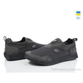 Сліпони чоловічі модні Літо M2901 сірий (6 пар р.41-45) "Paolla" недорого оптом від прямого постачальника