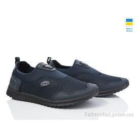 Сліпони чоловічі модні Літо M2901 т.синій (6 пар р.41-45) "Paolla" недорого оптом від прямого постачальника