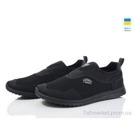 Фотография Кроссовки мужские модные Весна/осень 2901 чорний (6 пар р.41-45) "Paolla" недорого оптом от прямого поставщика