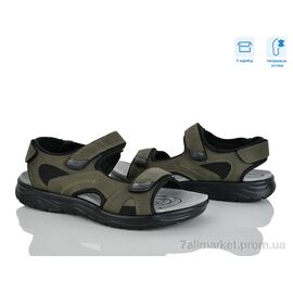 Сандалії чоловічі літні Літо F15-4 (8 пар р.41-46) "Hongquan" недорого оптом від прямого постачальника