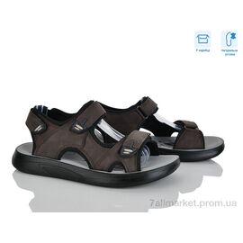 Сандалії чоловічі літні Літо F33-2 (8 пар р.41-46) "Hongquan" недорого оптом від прямого постачальника