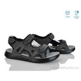 Сандалії чоловічі літні Літо F32-3 (8 пар р.41-46) "Hongquan" недорого оптом від прямого постачальника