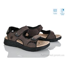Сандалії чоловічі літні Літо F29-2 (8 пар р.41-46) "Hongquan" недорого оптом від прямого постачальника