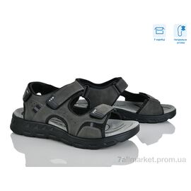 Сандалії чоловічі літні Літо F29-3 (8 пар р.41-46) "Hongquan" недорого оптом від прямого постачальника