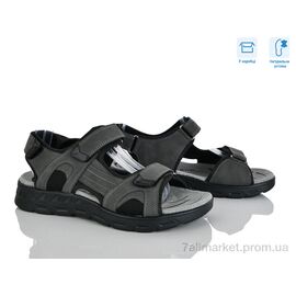 Сандалії чоловічі літні Літо F30-2 (8 пар р.41-46) "Hongquan" недорого оптом від прямого постачальника