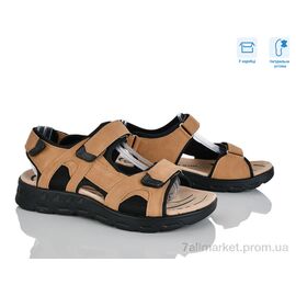 Сандалії чоловічі літні Літо F30-4 (8 пар р.41-46) "Hongquan" недорого оптом від прямого постачальника