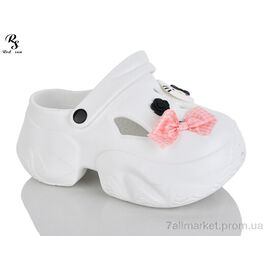 Крокси жіночі літні Літо QQ82-2 (6 пар р.36-41) "Red Sun" недорого оптом від прямого постачальника