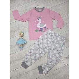 Фотография Пижама детская на девочку M1008 pink р.9-14 "MMZ" недорого оптом от прямого поставщика