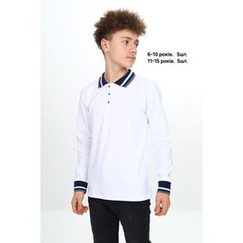 Фотография Свитер детский на мальчика M1021 white р.11-15 "MMZ" недорого оптом от прямого поставщика