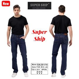 Джинси чоловічі 25179-74 navy р.33-36 "Vitions" недорого оптом від прямого постачальника