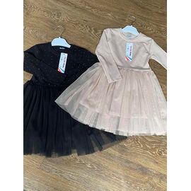 Фотография Платье детское на девочку PR672 beige р.3-6 "Proschenko" недорого оптом от прямого поставщика