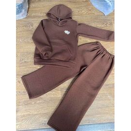 Фотография Костюм детский спортивный на девочку PR674 brown р.4-7 "Proschenko" недорого оптом от прямого поставщика