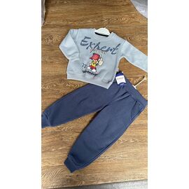 Фотография Костюм детский спортивный на мальчика PR676 grey р.3-6 "Proschenko" недорого оптом от прямого поставщика