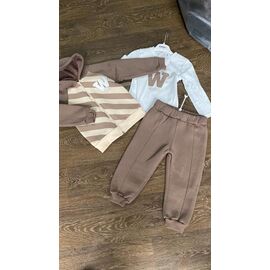 Фотография Костюм детский спортивный на мальчика PR678 brown р.2-5 "Proschenko" недорого оптом от прямого поставщика