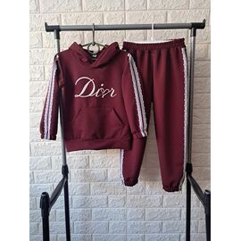 Фотография Костюм детский спортивный на девочку PR690 wine р.4-6 "Proschenko" недорого оптом от прямого поставщика