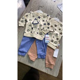 Фотография Костюм детский спортивный на мальчика PR708 blue р.0.6-1 "Proschenko" недорого оптом от прямого поставщика