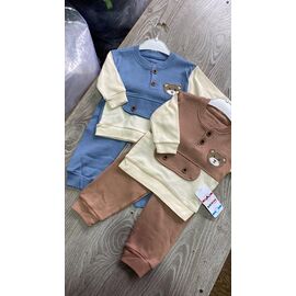 Фотография Костюм детский спортивный на мальчика PR710 blue р.0.6-1 "Proschenko" недорого оптом от прямого поставщика